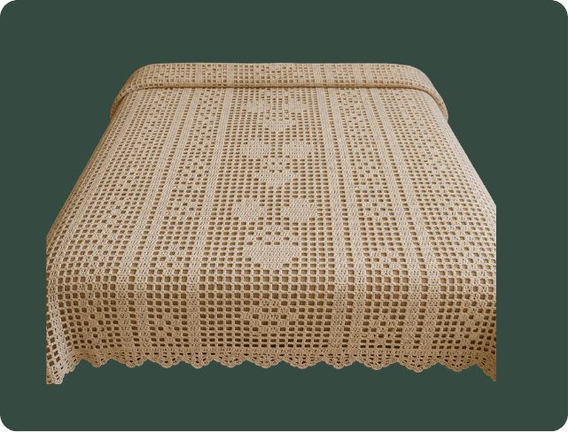 gehaakt sprei