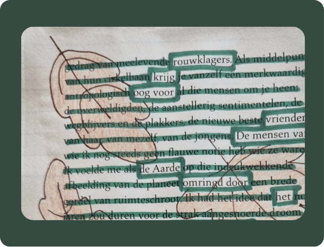 Ogen voor vrienden stiftgedicht
