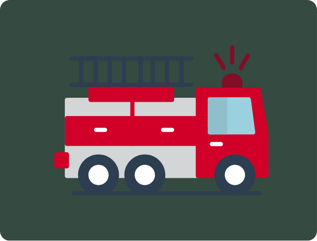 Telpatroon brandweerauto